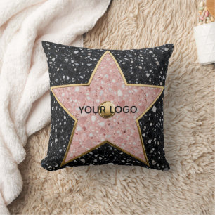 Hollywood Walk of Fame Square Coaster Throw Pillow
