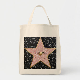 Hollywood Walk of Fame Square Coaster Tote Bag