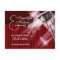 Hollywood wedding "save the date" red black white
