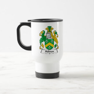 Holman Family Crest Travel Mug