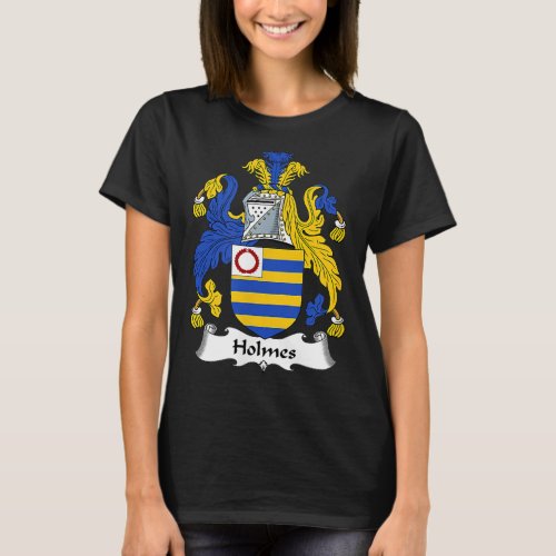 Holmes Coat of Arms  Family Crest  T_Shirt