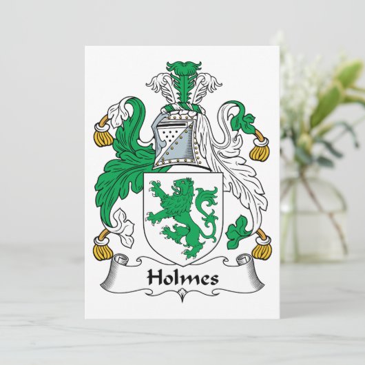 Holmes Family Crest (Standing Front)