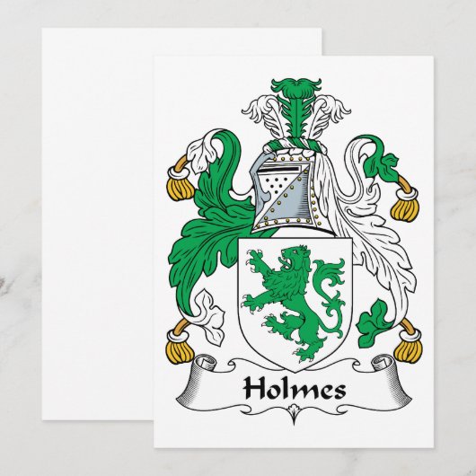 Holmes Family Crest (Front/Back)