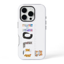 Holo,Cat Design Tough Hard | iPhone Case