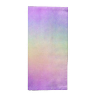 holo rainbow soft ombre :  cloth napkin