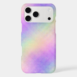 holo rainbow soft ombre : iPhone 17 pro max case