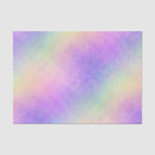 holo rainbow soft ombre : tissue paper