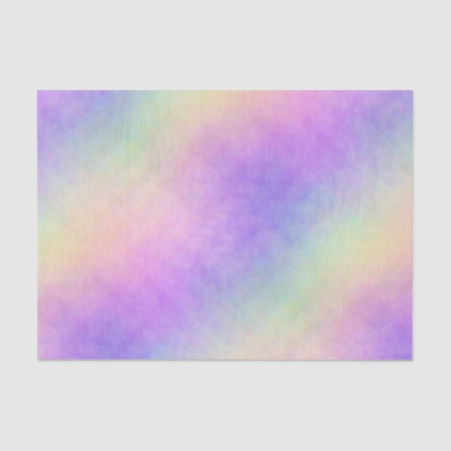 holo rainbow soft ombre :  tissue paper (Front)