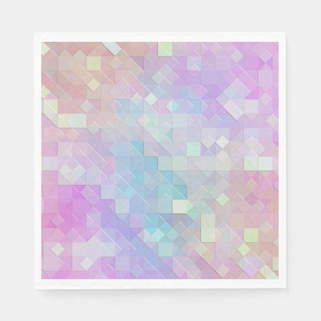 holo sparkle mosaic : napkins (Front)