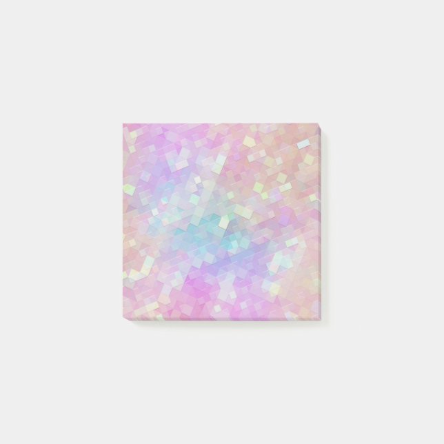 holo sparkle mosaic : post-it notes (Front)