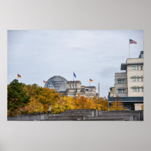 Holocaust Memorial, Berlin, Germany Poster