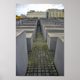 Holocaust Memorial, Berlin, Germany Poster