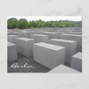 holocaust memorial field postcard