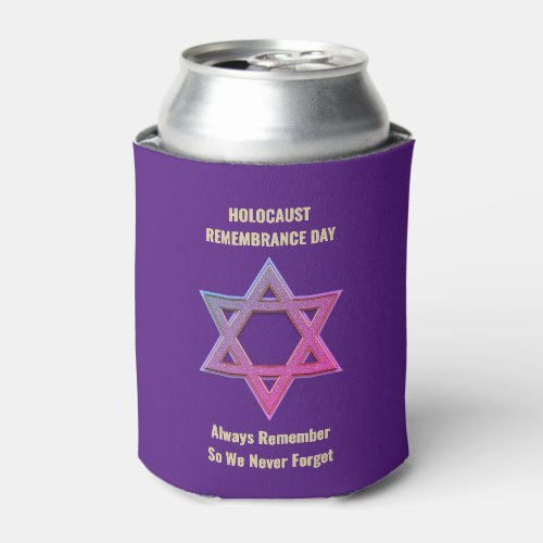 Holocaust Remembrance Day Memorial Can Cooler