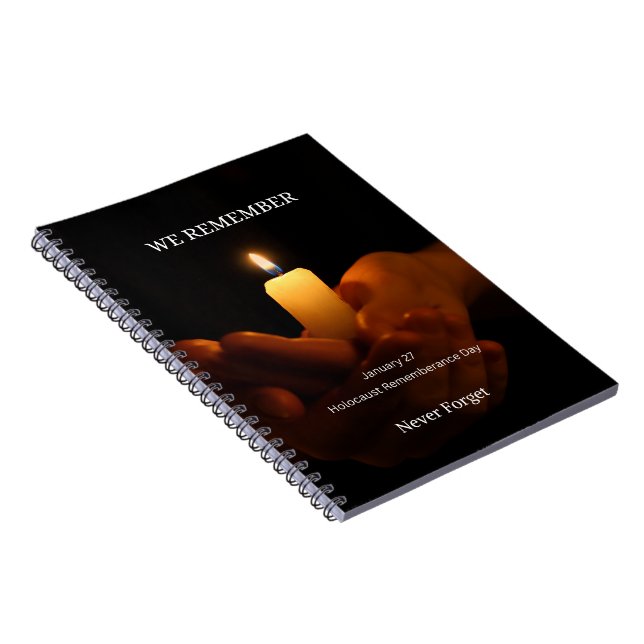 Holocaust Remembrance Day Notebook (Right Side)