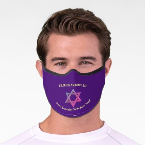Holocaust Remembrance Day Premium Face Mask