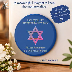 Holocaust Remembrance Day YOM HASHOAH Magnet