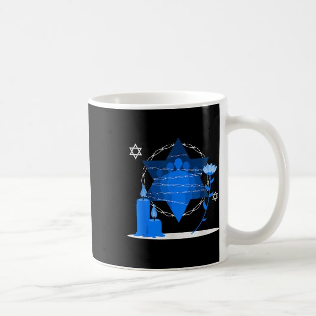 Holocaust Remembrance Memorial Day - Yom Hashoah  Coffee Mug (Right)