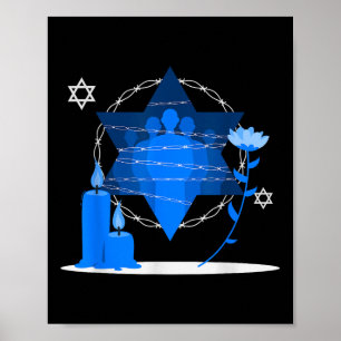 Holocaust Remembrance Memorial Day - Yom Hashoah Poster