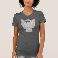 Holocaust Remembrance White Awareness Ribbon Shirt