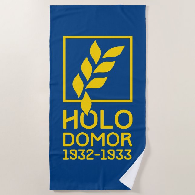 Holodomor Beach Towel (Front)