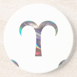 hologram Aries Sandstone Coaster