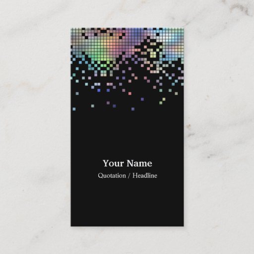 Customizable Hologram Business Card Template