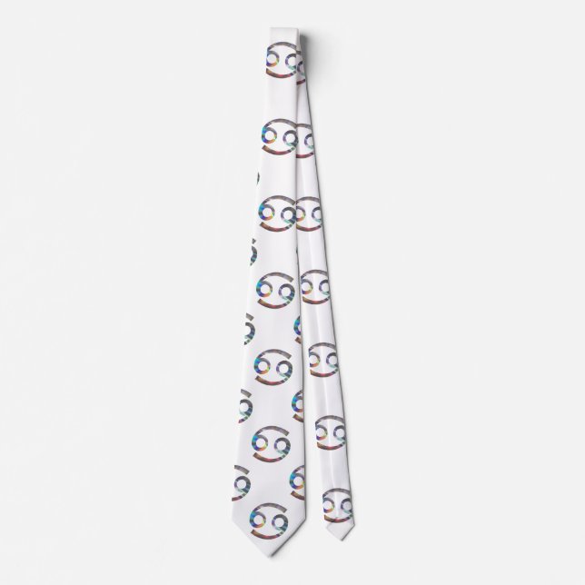hologram cancer menswear mens necktie neck tie (Front)