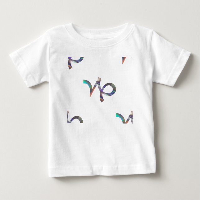 hologram Capricorn Baby T-Shirt (Front)