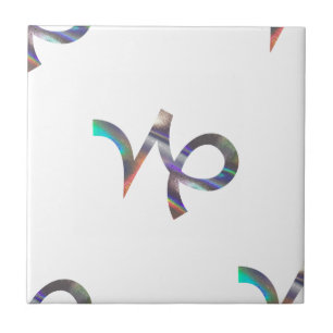 hologram Capricorn Ceramic Tile
