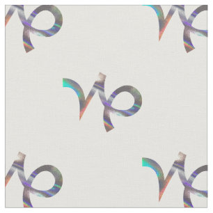hologram Capricorn fabric