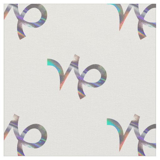 hologram Capricorn fabric