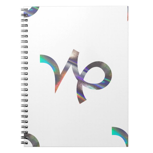 hologram Capricorn Notebook (Front)