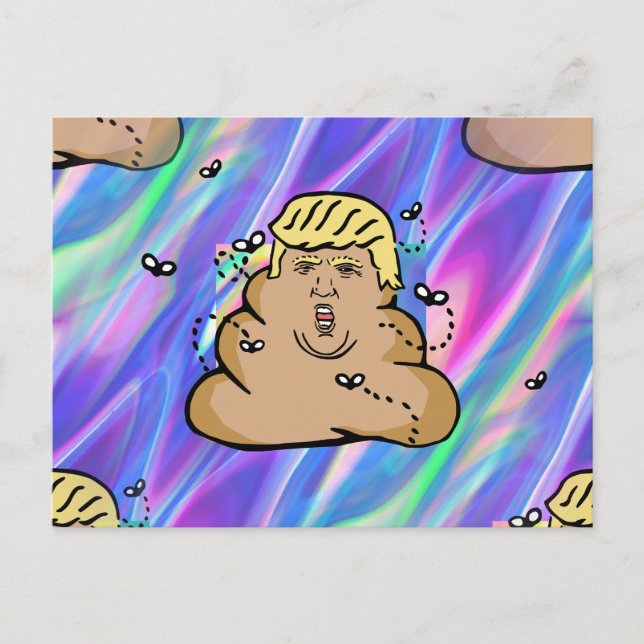 hologram dump trump postcard (Front)