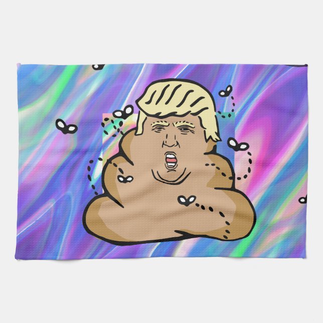 hologram dump trump towel (Horizontal)