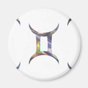 hologram Gemini Magnet