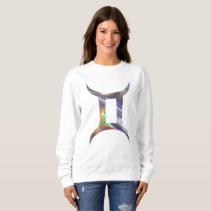 hologram gemini womens sweatshirt
