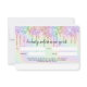 Hologram gift certificate unicorn glitter drips