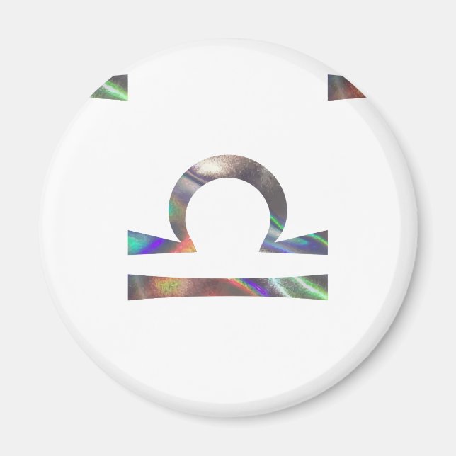 hologram Libra Magnet (Front)