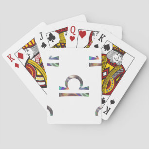 hologram Libra Poker Cards