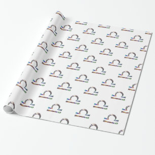 hologram Libra Wrapping Paper