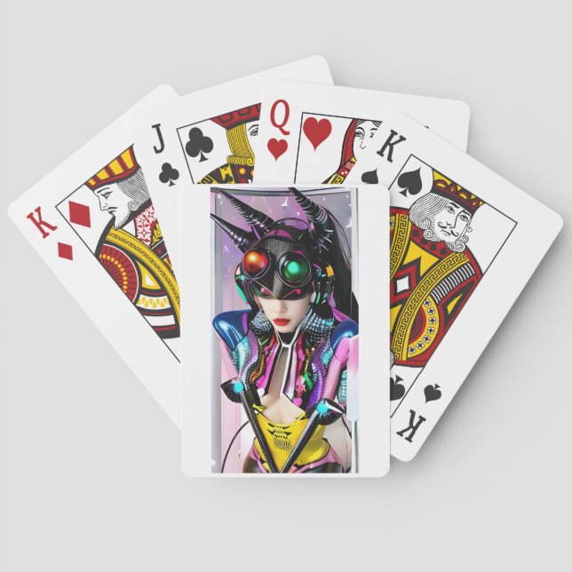 Hologram of Her Love Poker Cards (Back)