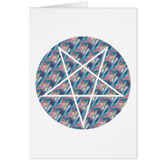hologram pentagram cards (Front)