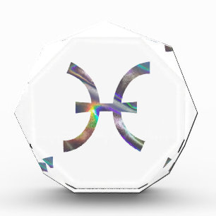 hologram Pisces Acrylic Award