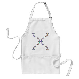 hologram Pisces Adult Apron