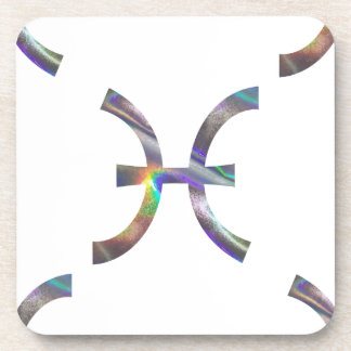 hologram Pisces Coaster