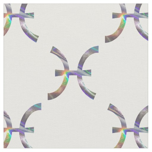 hologram pisces fabric