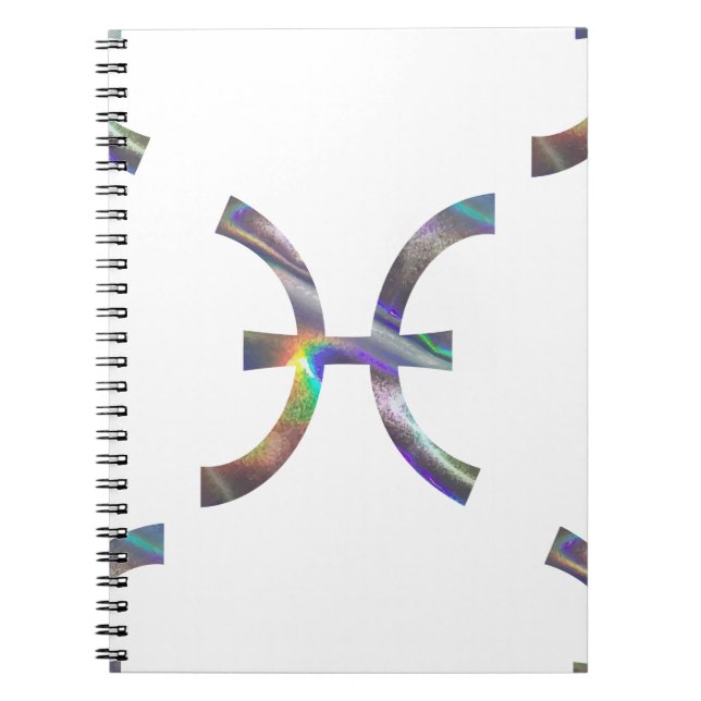 hologram Pisces Notebook (Front)