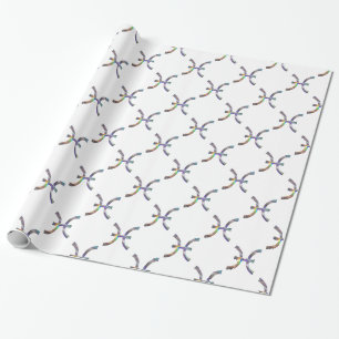 hologram Pisces Wrapping Paper