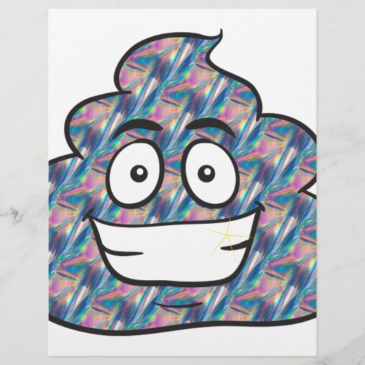 hologram poop emoji (Front)